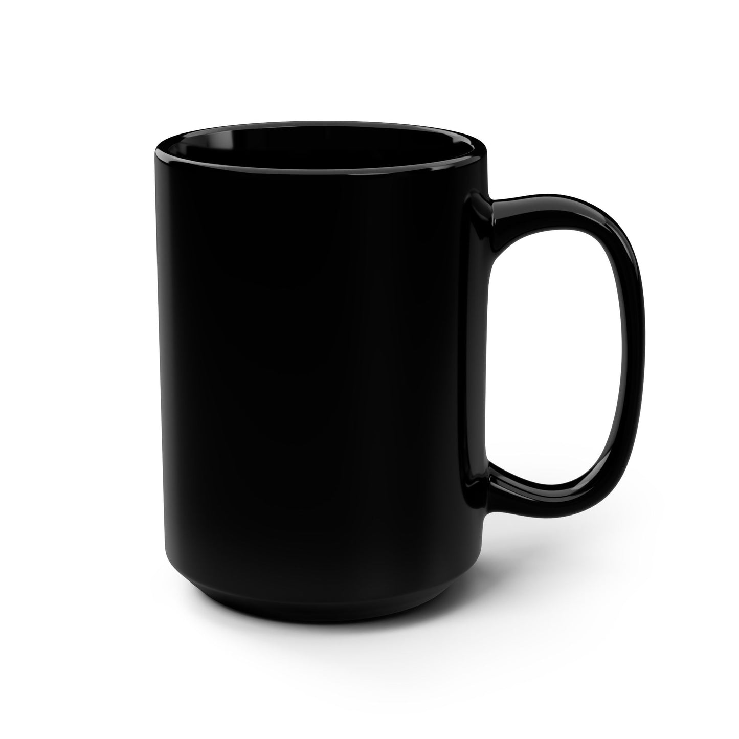 Joe Head Black Mug, 15oz