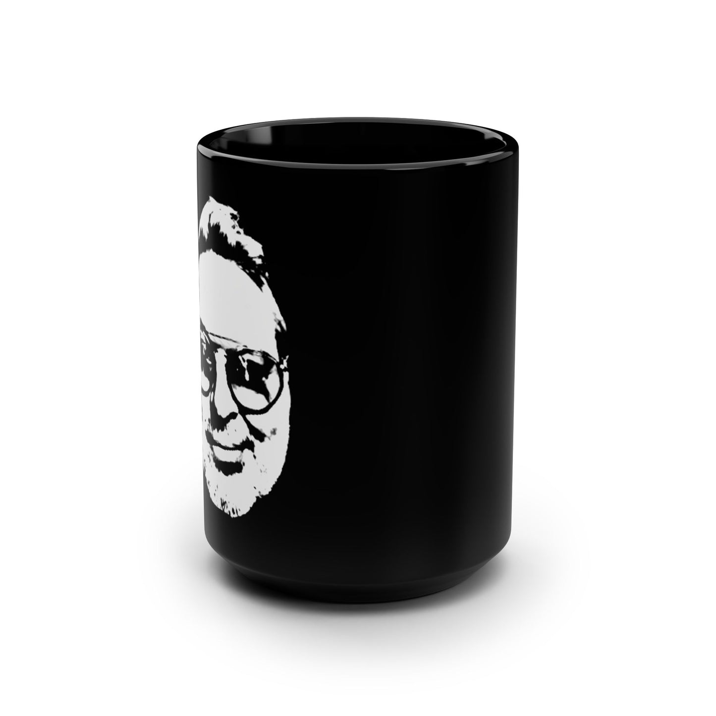 Joe Head Black Mug, 15oz